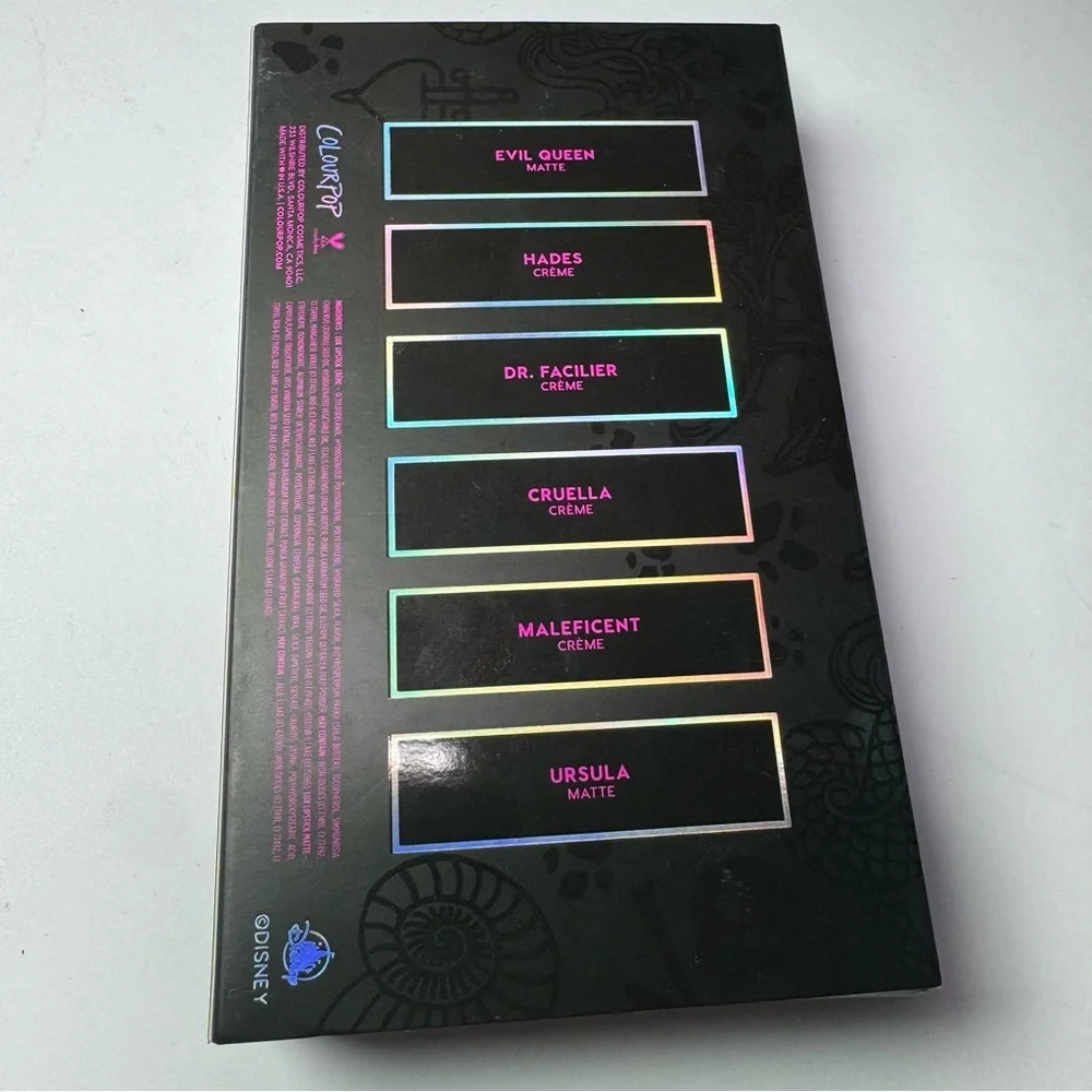 COLOURPOP Disney Villains‎ Misunderstood Luxe Lipstick Set Crème and Matte NEW